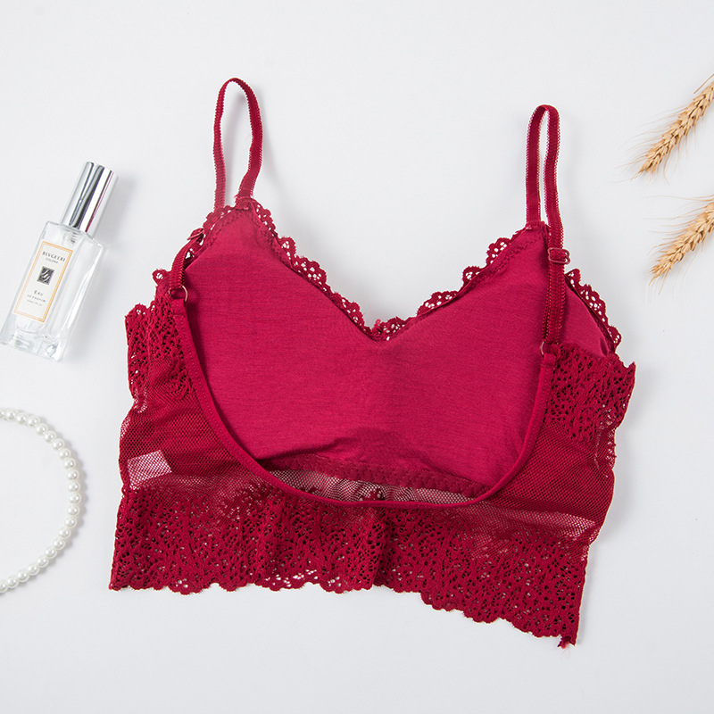 Sheer Bra Lace - 3D seksi iç çamaşırı dikişsiz spor