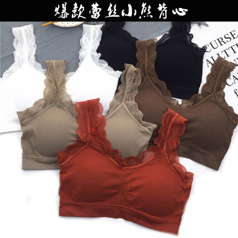 Sheer Bra Lace - 3D seksi dantel iç çamaşırı dikişsiz